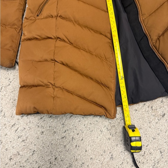 Zara L GUC Down filled golden brown Women's Padded Ski Jacket - Brown - Picture 12 of 12